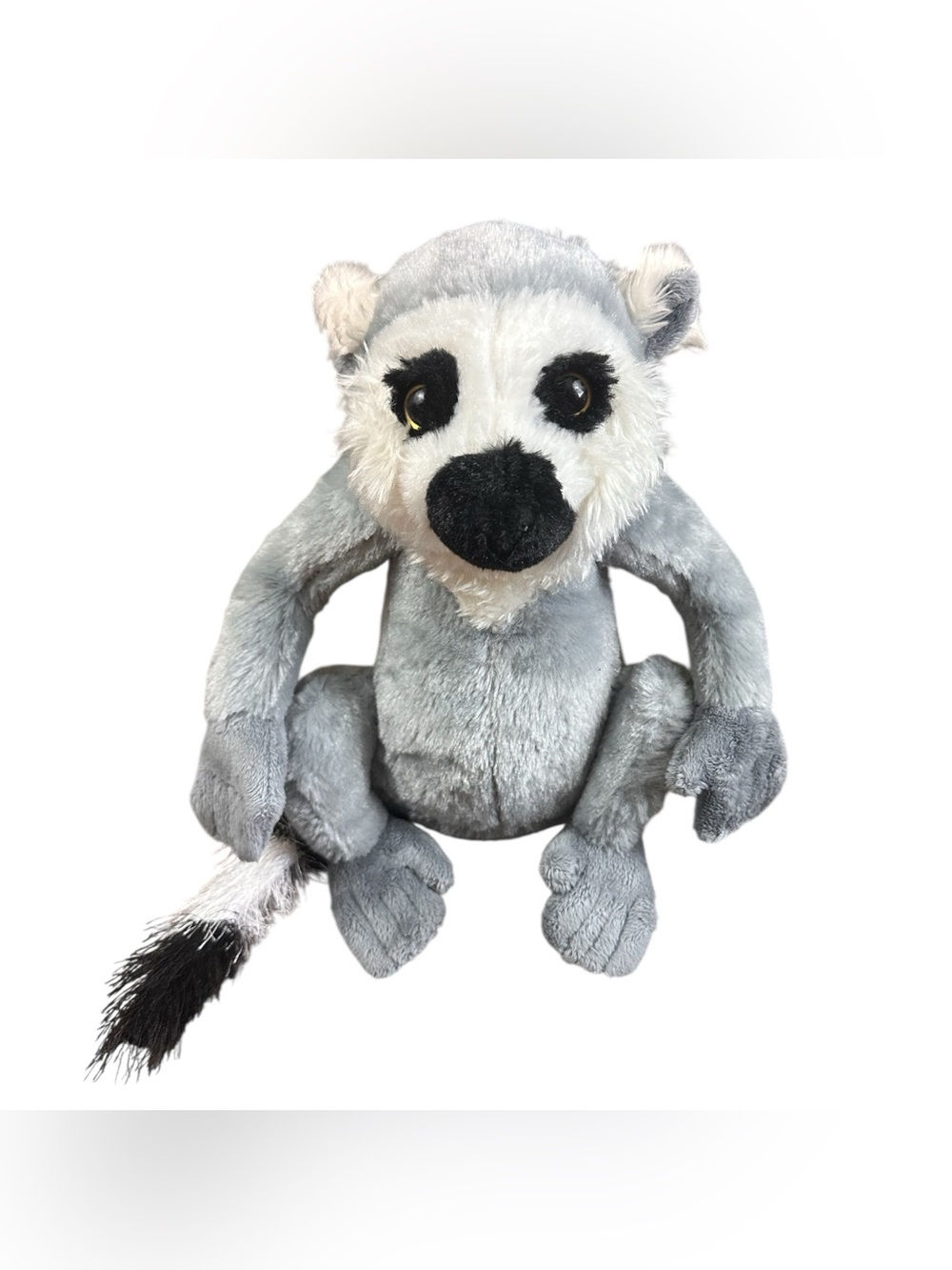 Ganz Webkinz Signature Ring Tailed Lemur Plush HM369 Stuffed Animal Gray No Code